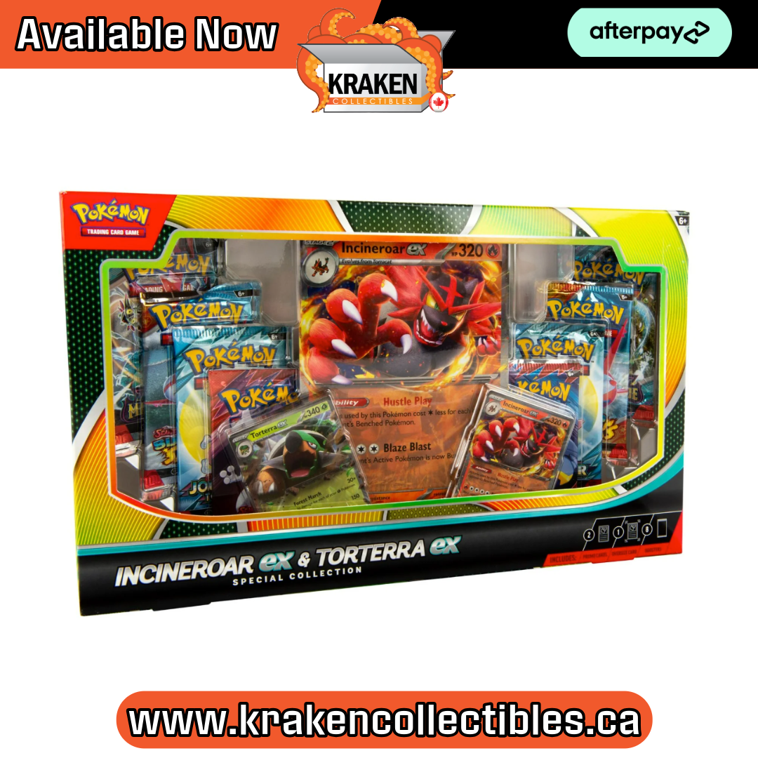 Pokemon TCG: Incineroar EX & Torterra EX Special Collection Box | Kraken  Collectibles