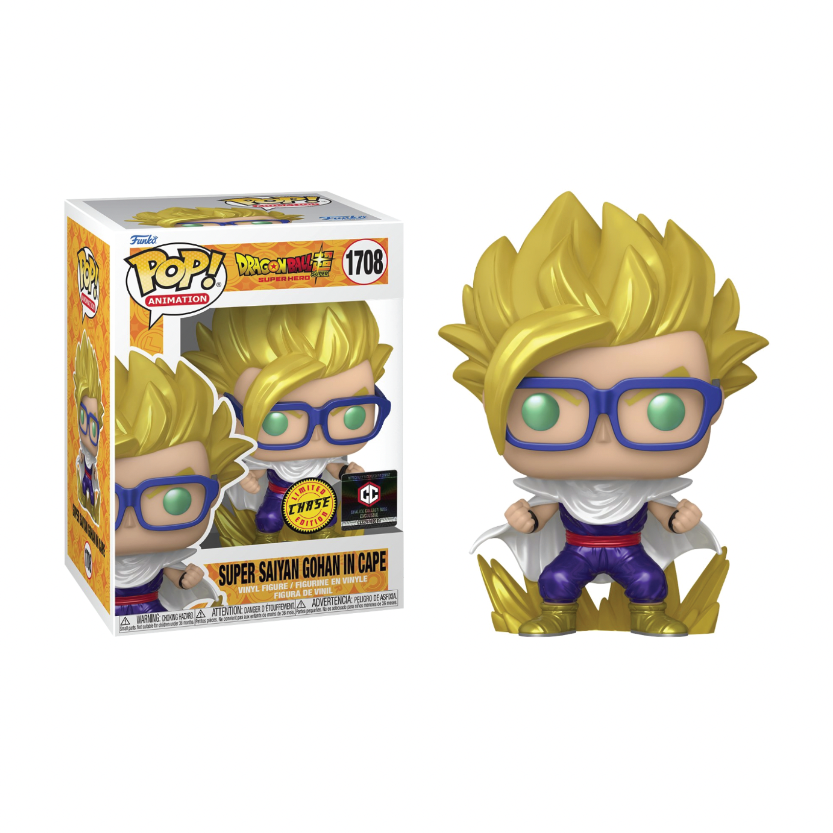 Funko Pop! Dragon Ball Super: Gohan In Cape [Chalice Exclusive
